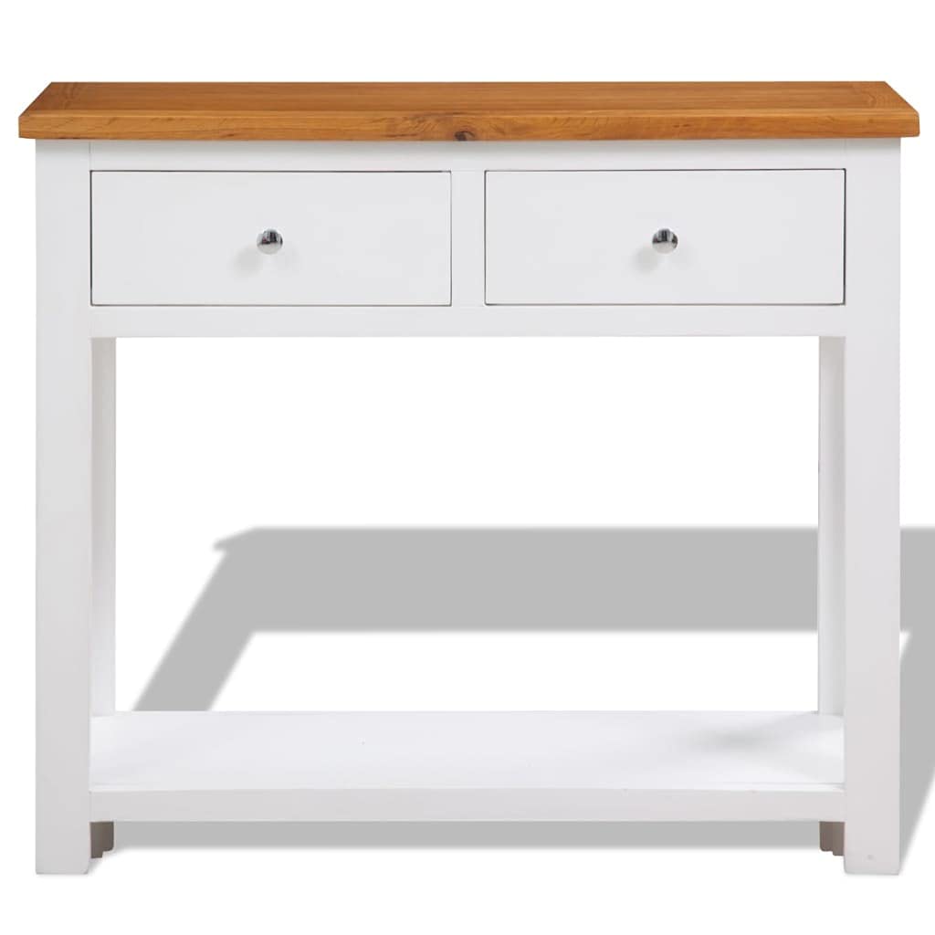 Solid Oak Wood Console Table S980