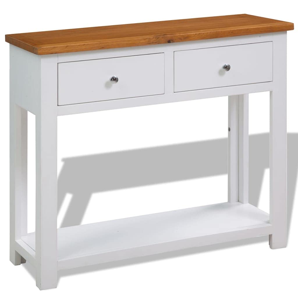 Solid Oak Wood Console Table S980