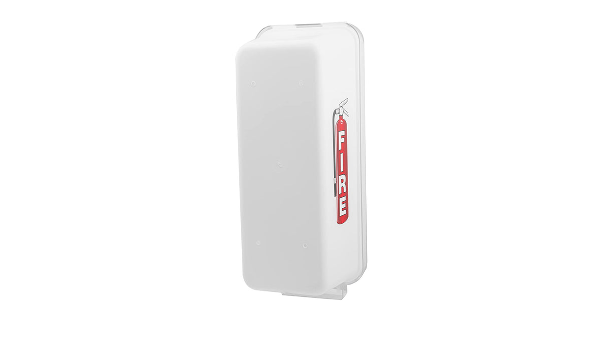 White Surface-Mounted Fire Extinguisher Cabinet P7527