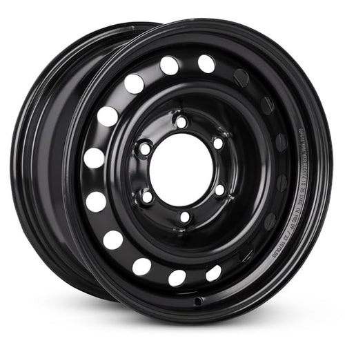 16x7 inch Black Painted Steel Wheel F20811