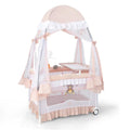 Pink 4-in-1 Portable Playard with Carry Bag C782326