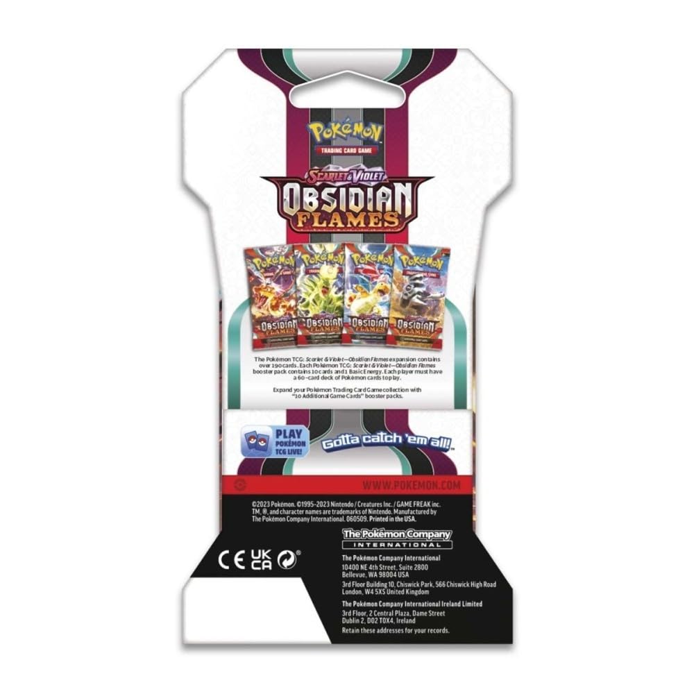 Pokemon Scarlet & Violet Obsidian Flames Booster 8 Packs R467