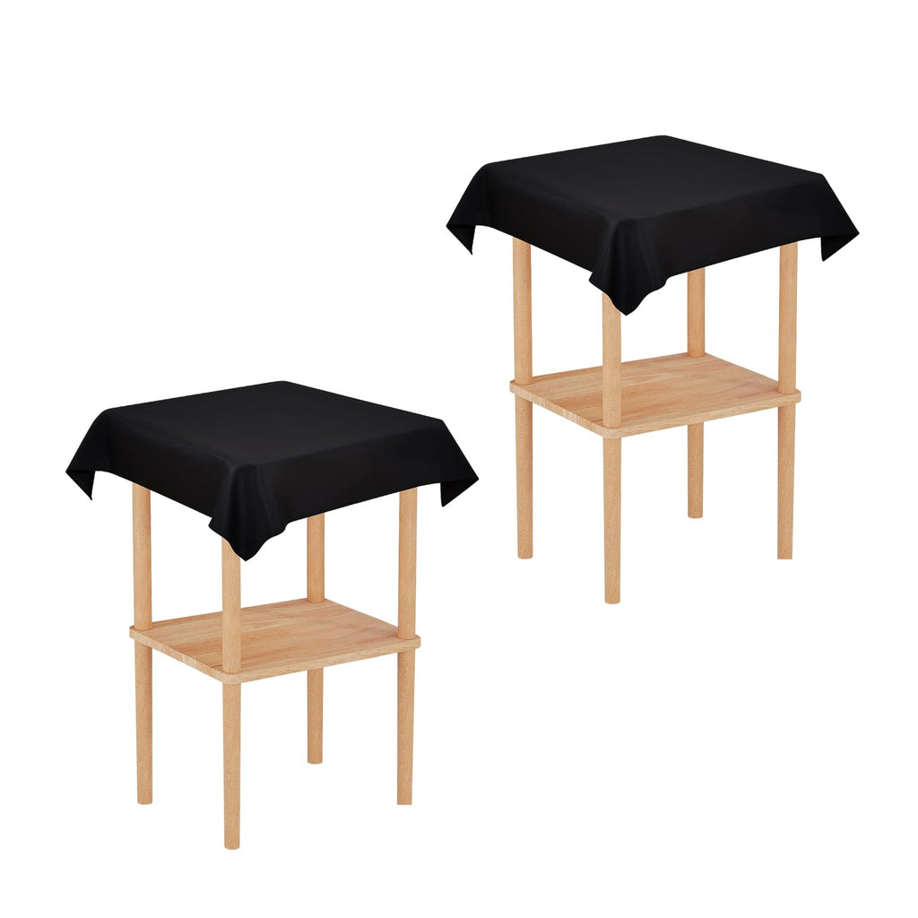 2 Pack 30x30 Inch Washable Tablecloth T378