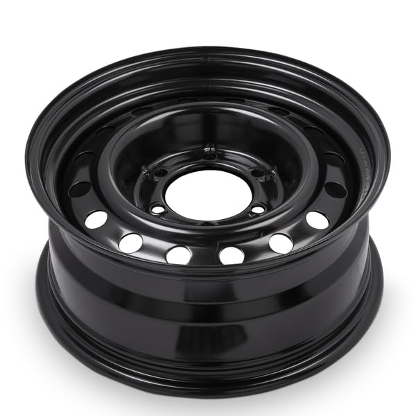 16x7 inch Black Painted Steel Wheel F20811