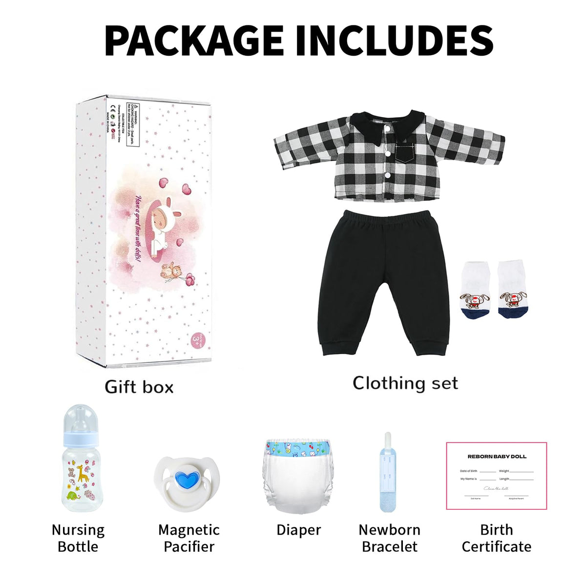 20 inch Lifelike Newborn Baby Dolls C7627