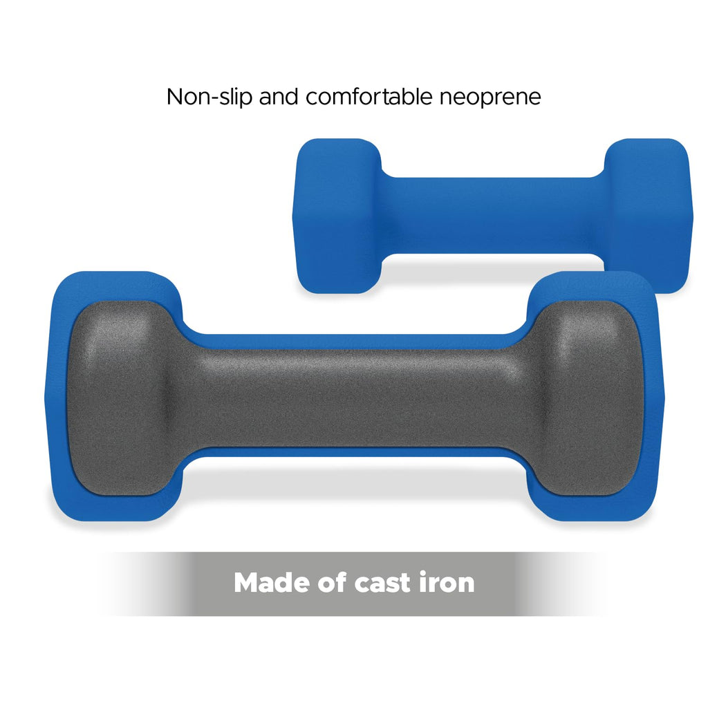 12lb Neoprene Dumbbell Hand Weights Set of 2 J179