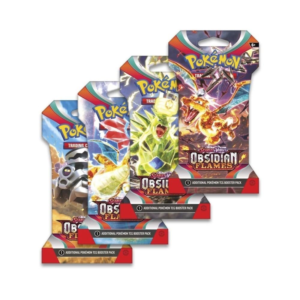 Pokemon Scarlet & Violet Obsidian Flames Booster 8 Packs R467