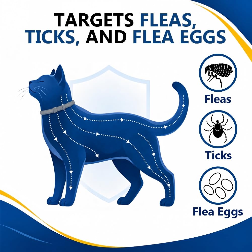 Flea & Tick Collar for Cats 4 Pack P9289