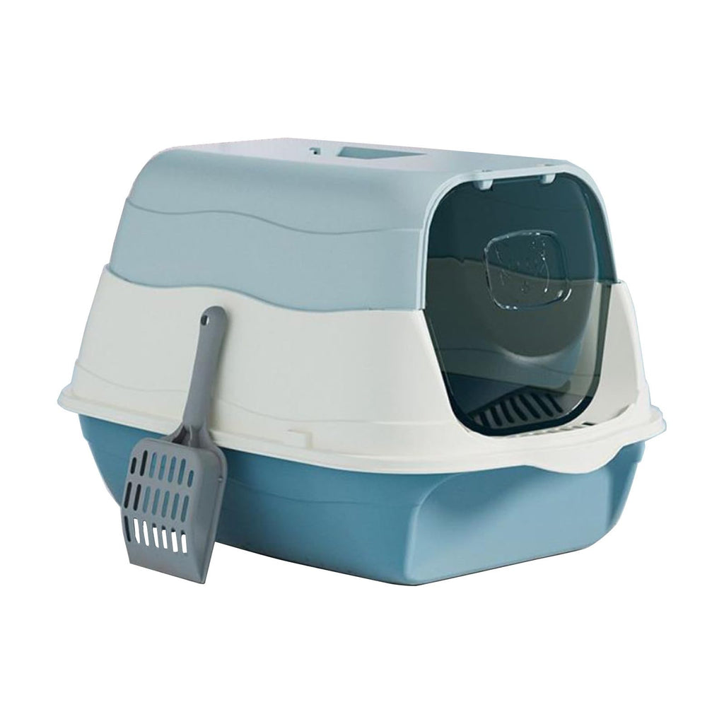 Enclosed Cat Litter Box with Lid and Scoop A369432
