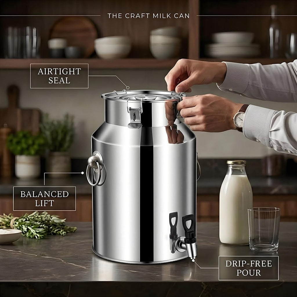 Stainless Steel Beverage Dispenser with Faucet H557984