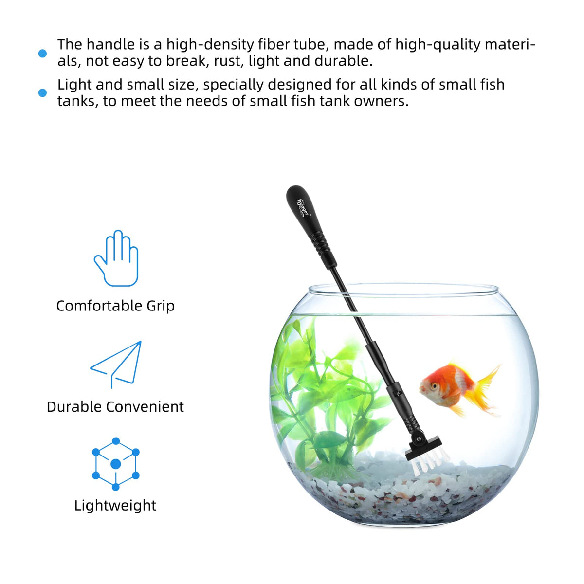Small Fish Tank Cleaner Aquarium Cleaning Tools Kit J4088