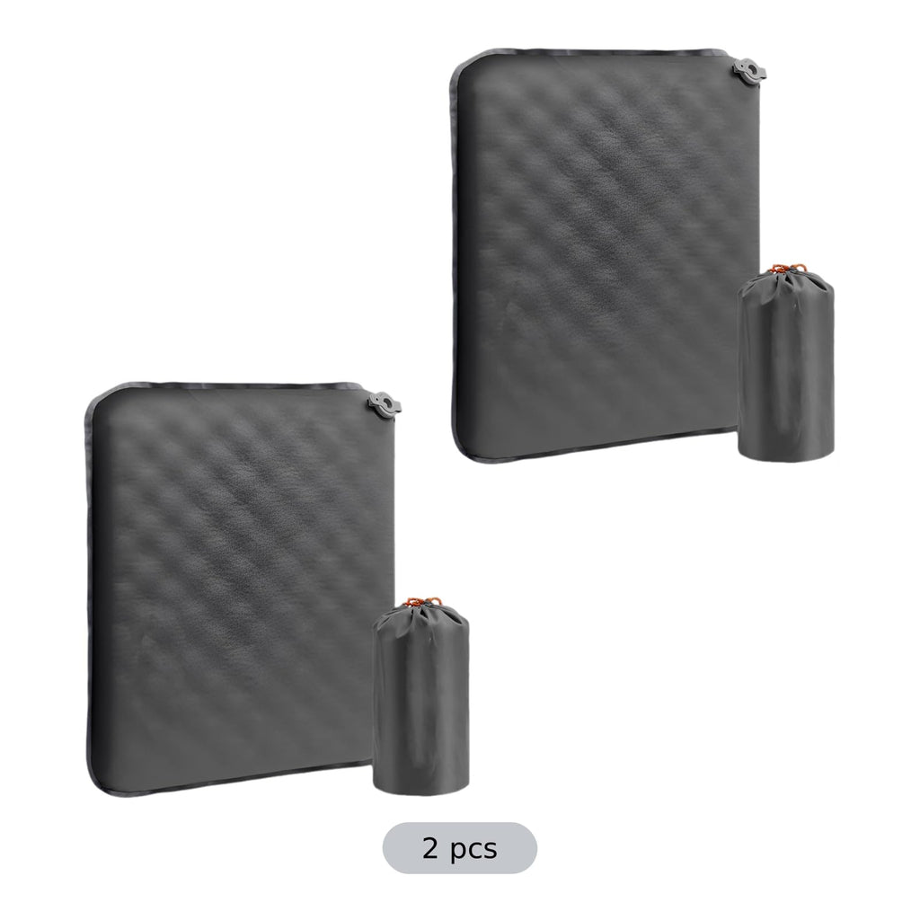 2 Pcs Inflatable Seat Cushion, 16.9 x 13 in Nylon TPU K927350