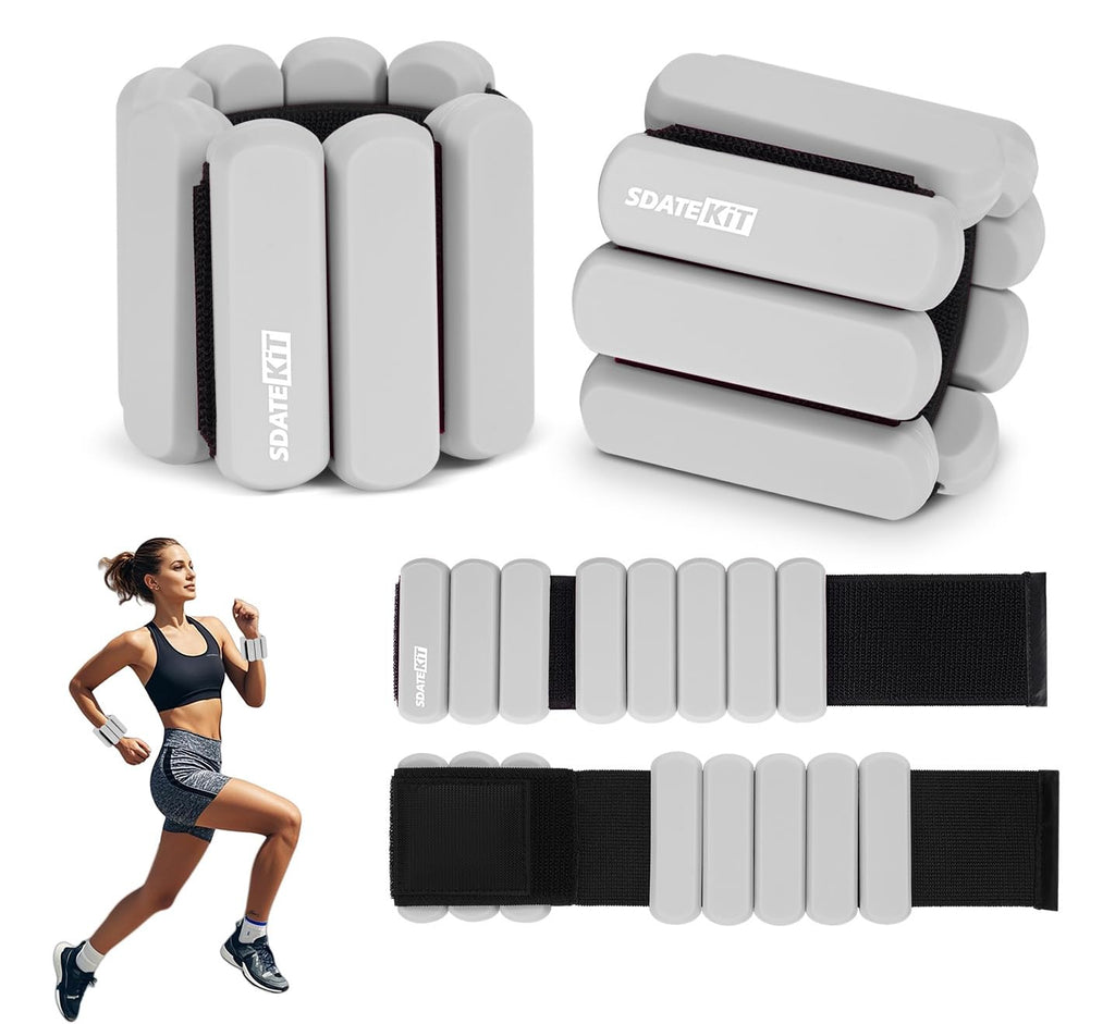 Adjustable Silicone Wrist and Ankle Weights Set of 2 W5251