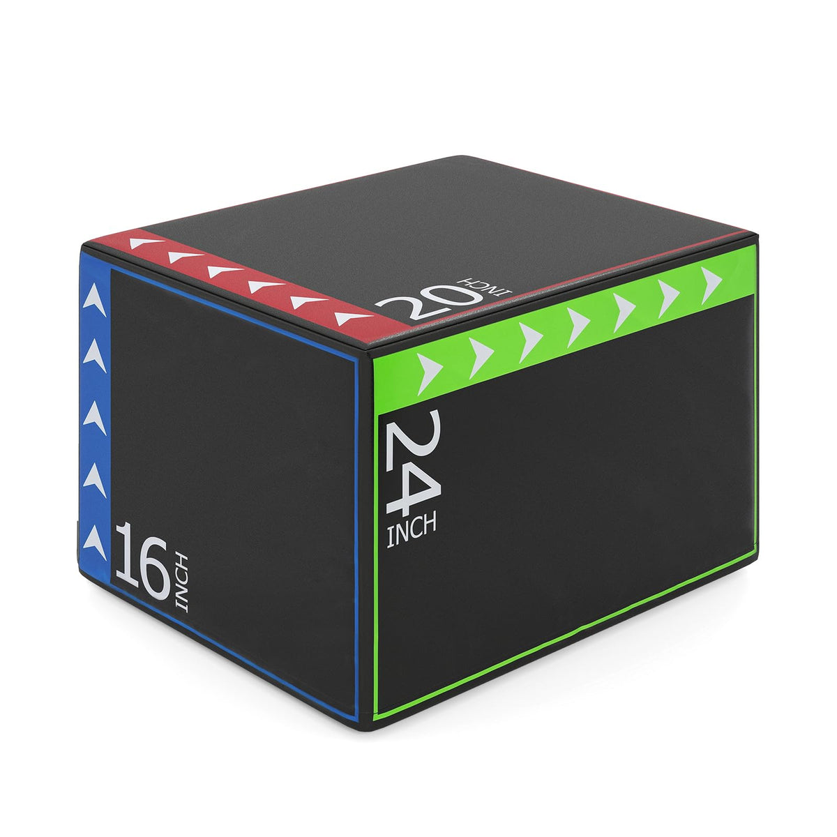 3 in 1 Plyometric Jump Box with Non-Slip PU Cover D45918