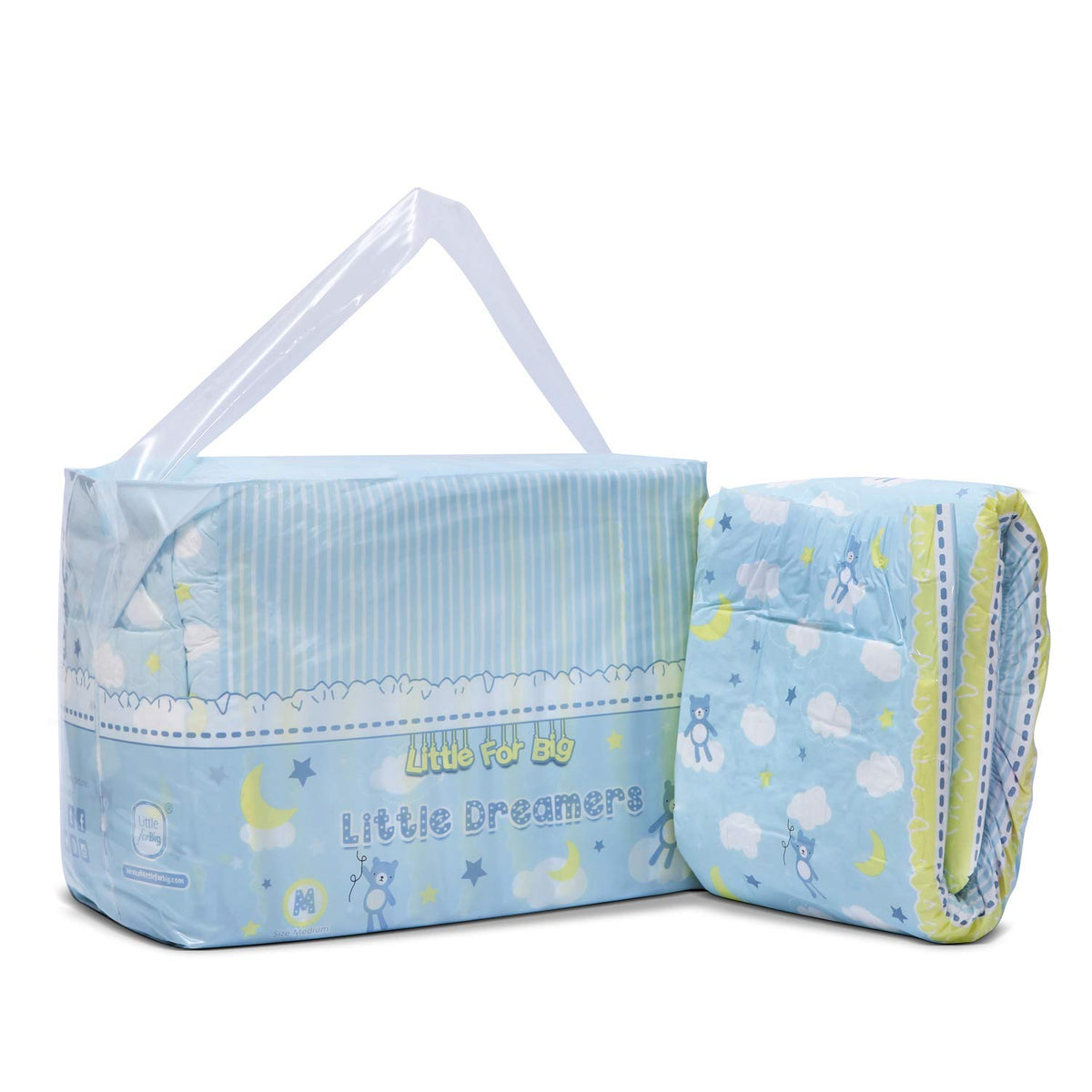 Adult Printed Diaper 10 Pieces Medium J2229