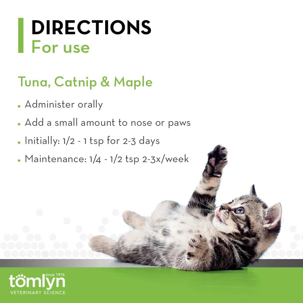 Catnip Flavored Hairball Remedy Gel for Cats, 4.25oz 2 Pack C804