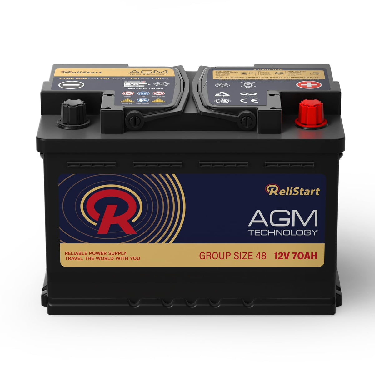 12V 70Ah H6 Group 48 Car Battery I606