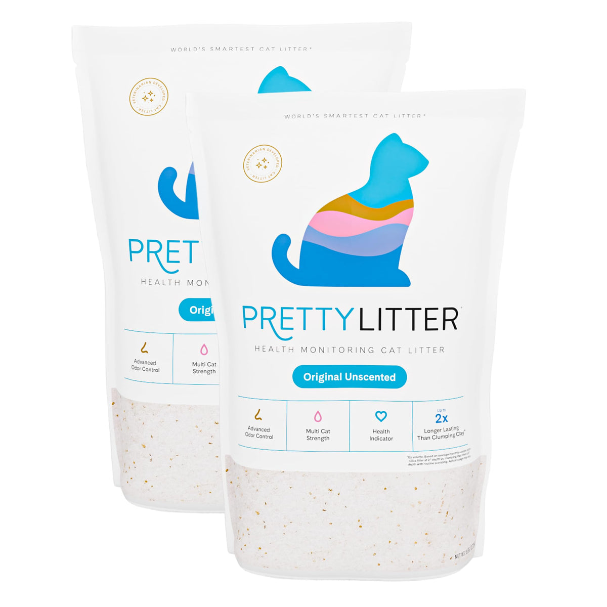 Unscented 6 lb. 2-Pack Cat Litter D2723