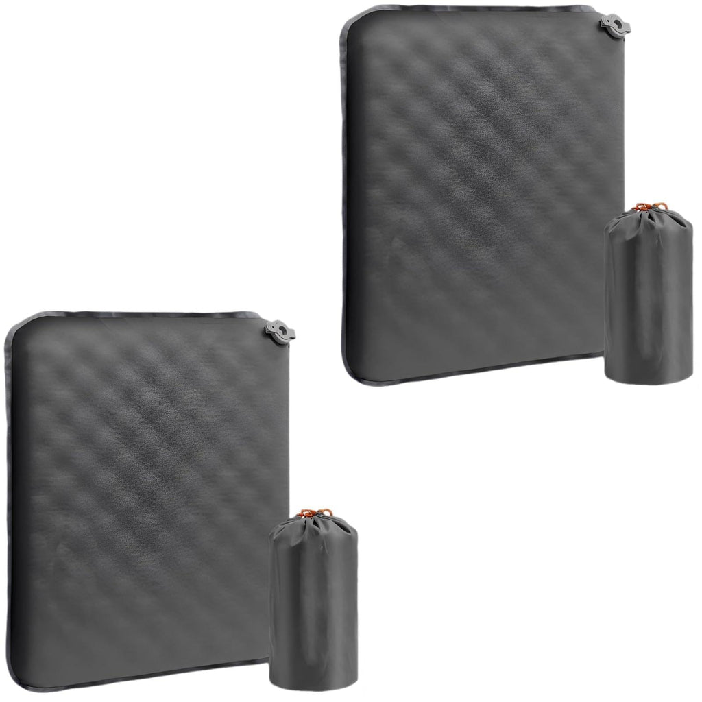2 Pcs Inflatable Seat Cushion, 16.9 x 13 in Nylon TPU K927350