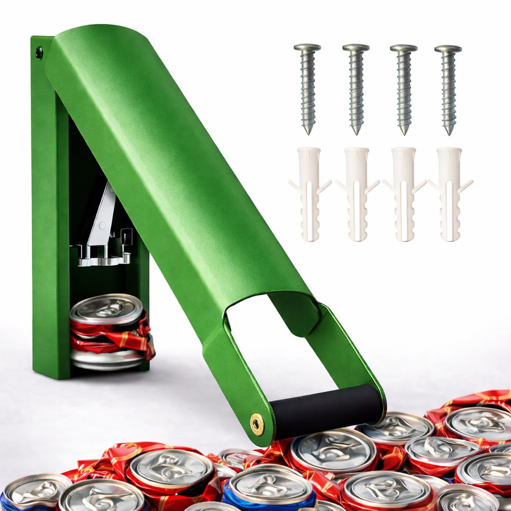 Heavy Duty 8oz 12 oz 16oz Aluminum Can Crusher T71366