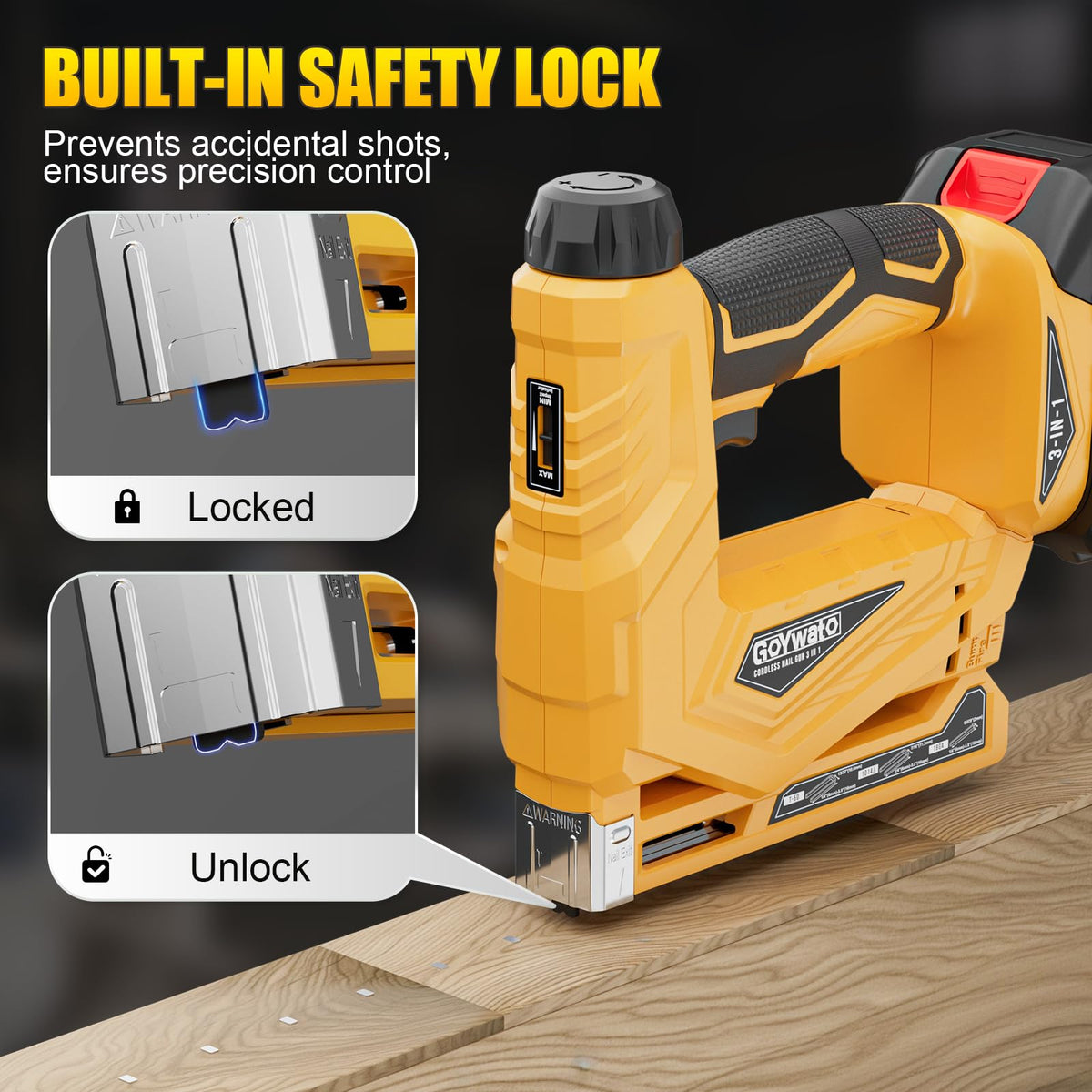 21V Cordless Staple Gun D702053