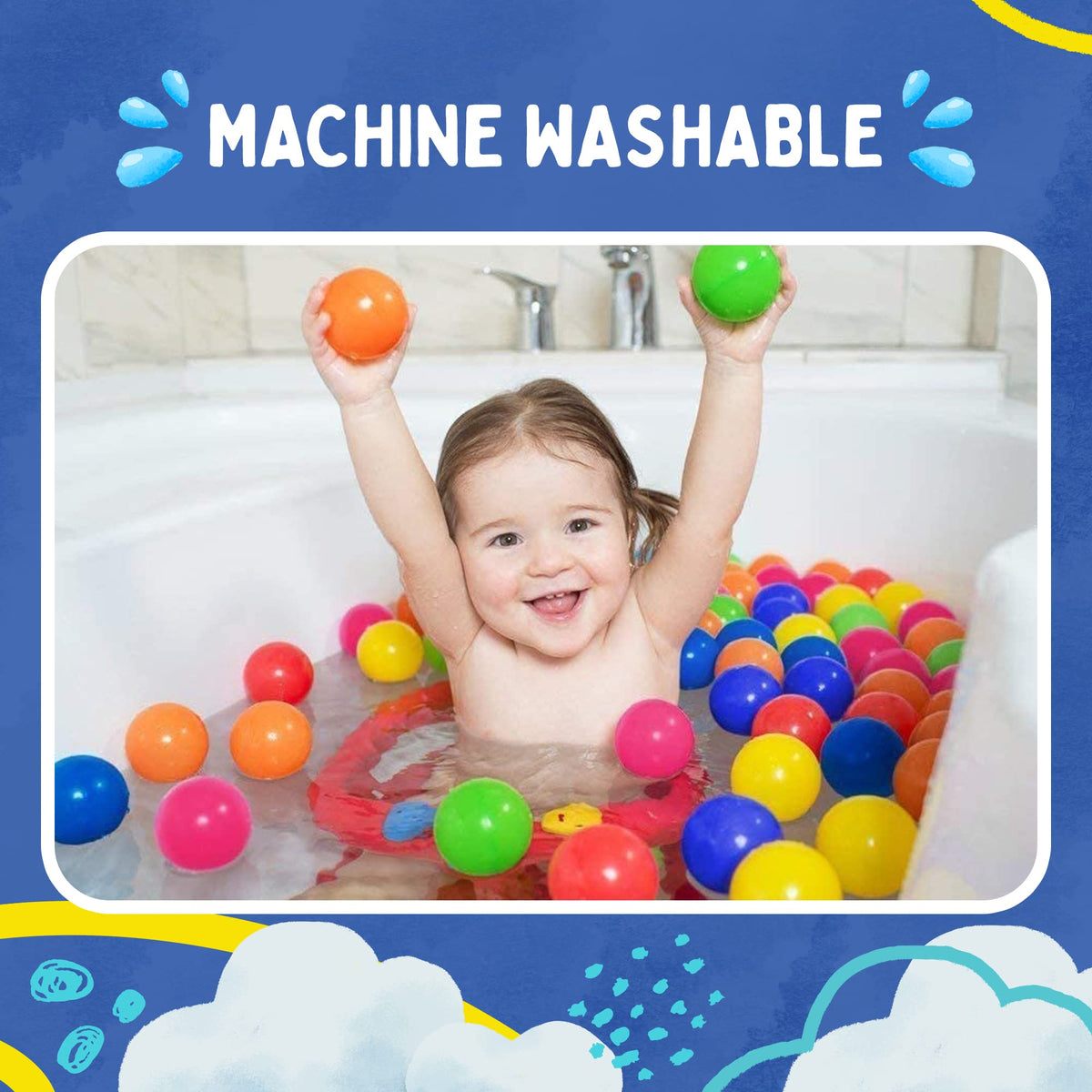 200 Count Plastic Ball Pit Balls U702