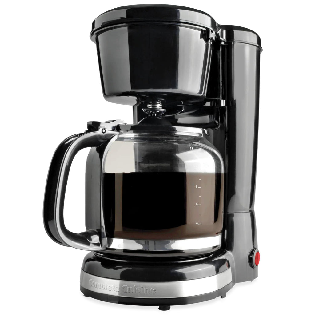 12-Cup Stainless-Steel Coffee Maker with Glass Carafe R70989