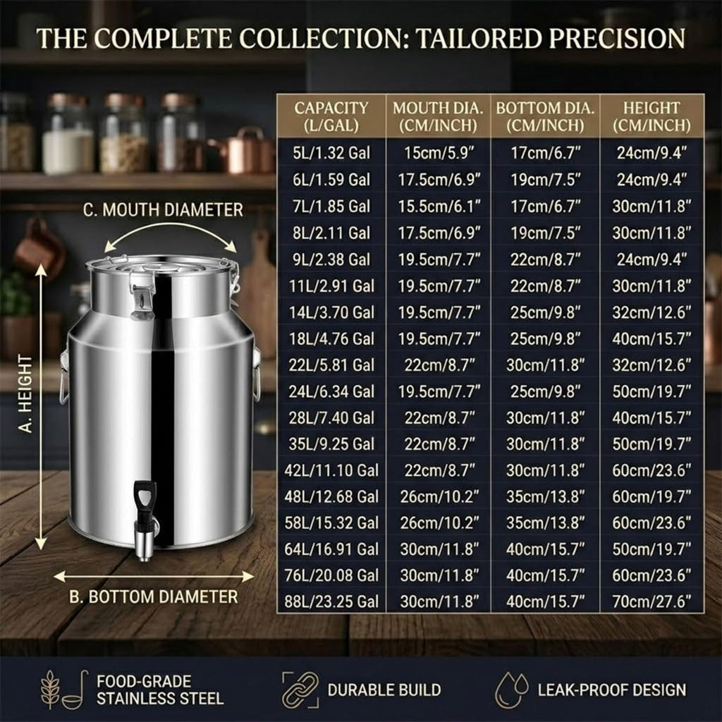 Stainless Steel Beverage Dispenser with Faucet H557984