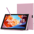 10 Inch Android Tablet, 8GB RAM 32GB Storage, HD IPS Display, 6000mAh Battery, with Case & Stylus Pen U1506