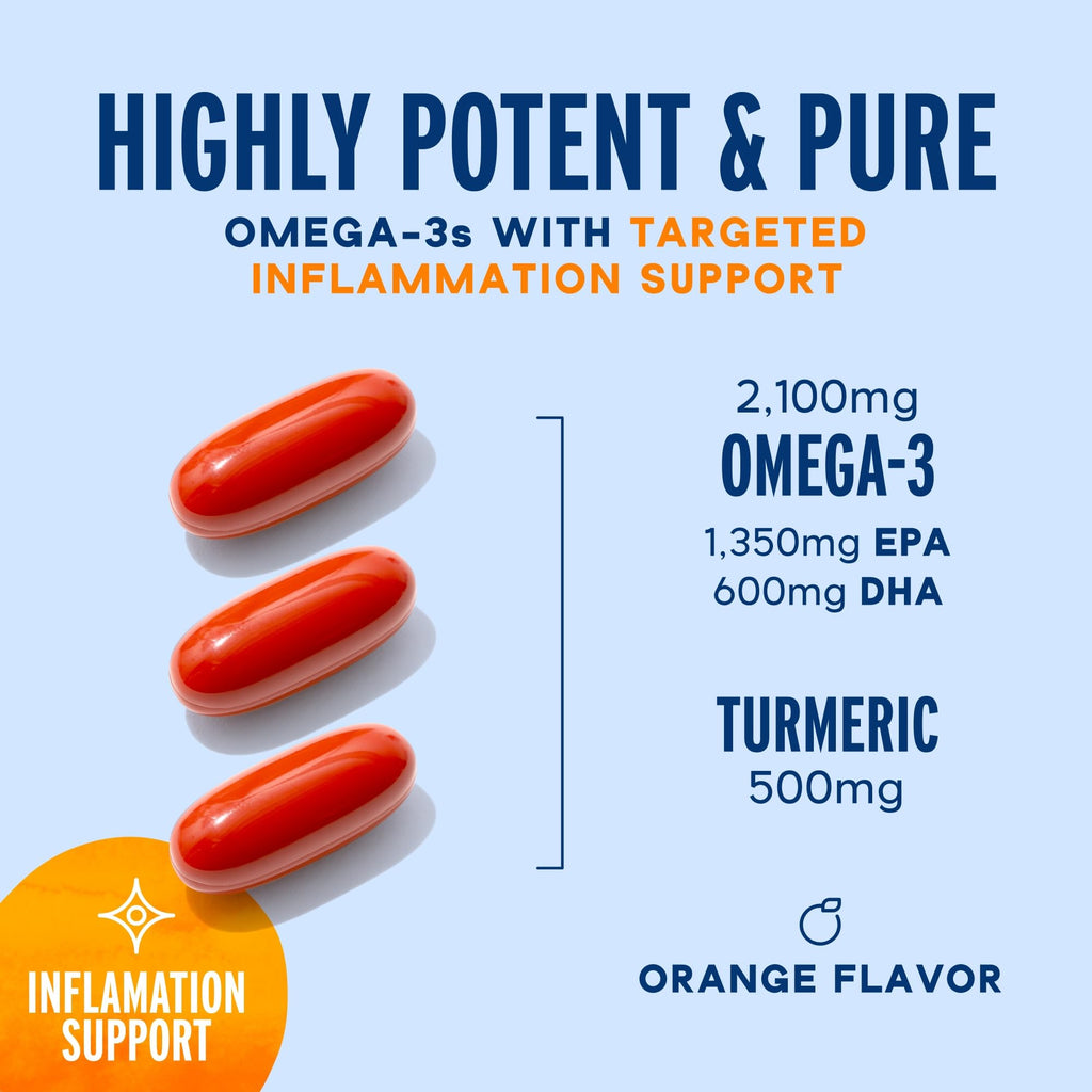 Omega-3 with Turmeric 60 Softgels K560