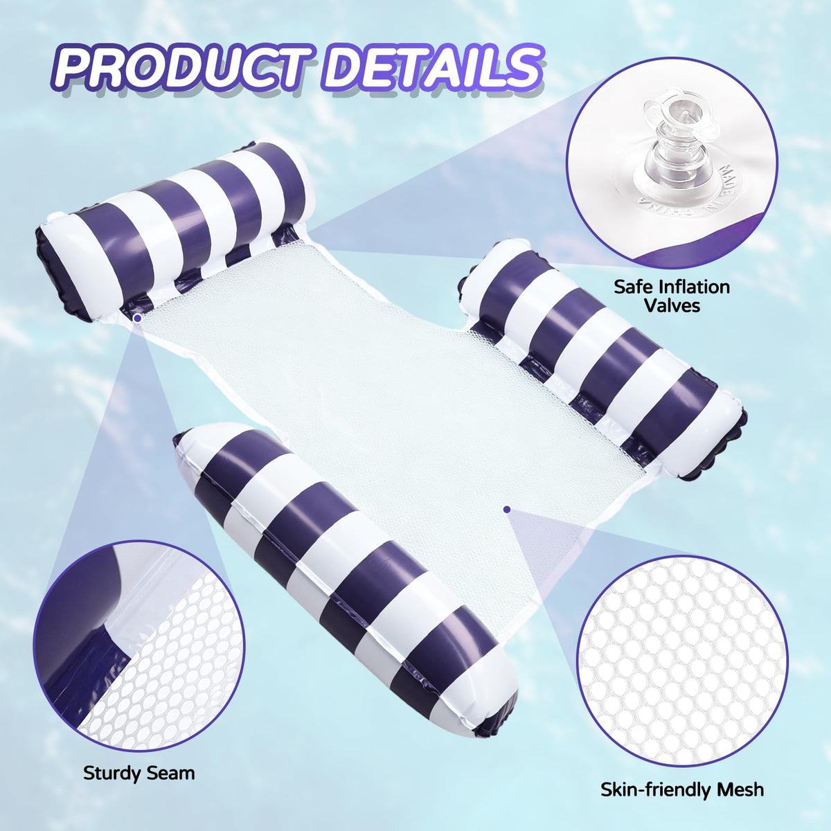 4 Pack Inflatable Pool Floats P422