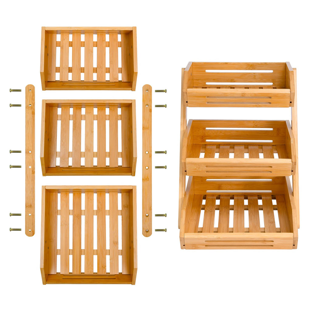 3-Tier Bamboo Fruit Basket T940