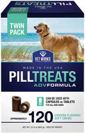 Chicken Flavor Soft Chews Dog Supplements 120 Count B6098