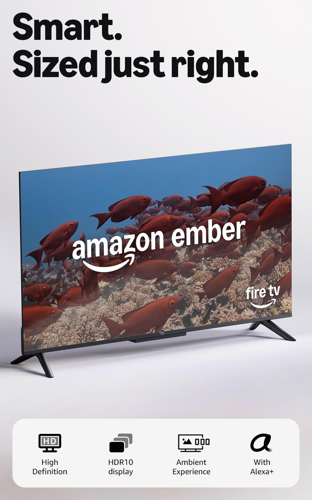 32" HD Smart TV with Alexa Remote Z776583