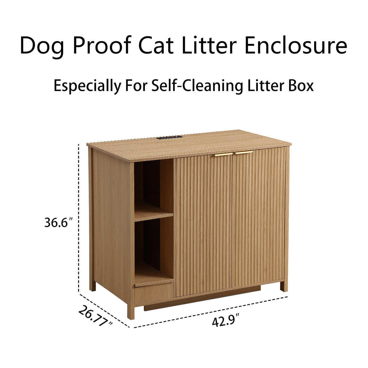 Extra Large Litter Box Cabinet R797