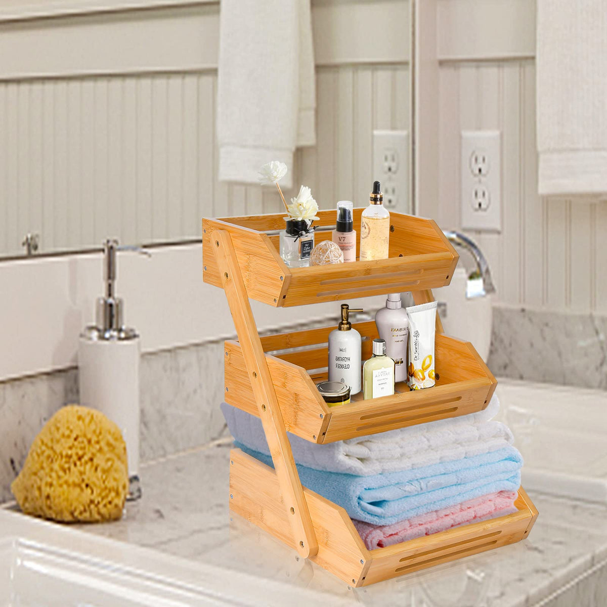 3-Tier Bamboo Fruit Basket T940