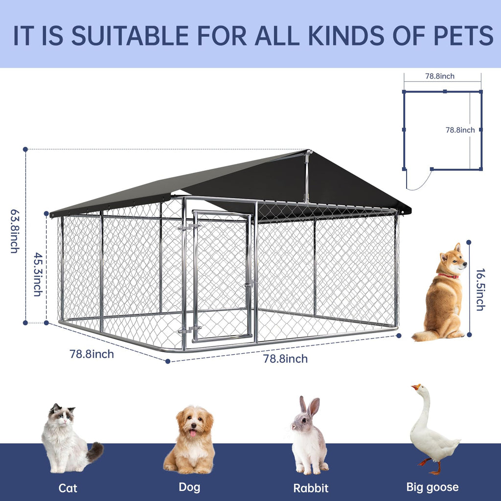 Heavy Duty Steel Mesh Dog Kennel X15103