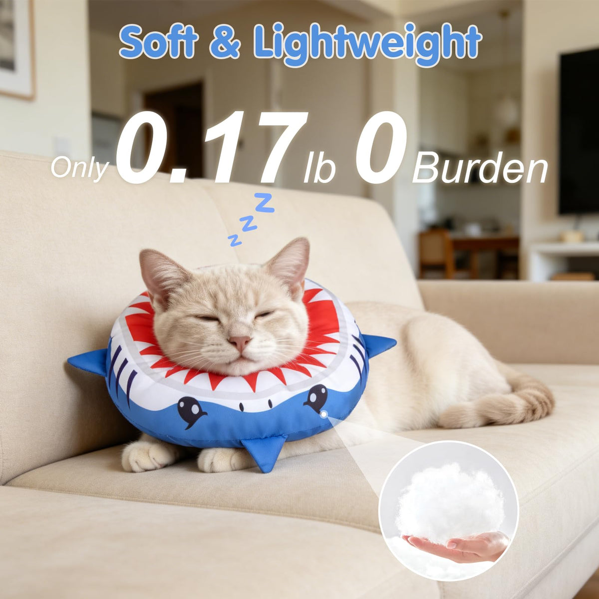 Soft Cat Recovery Cone Collar W16135