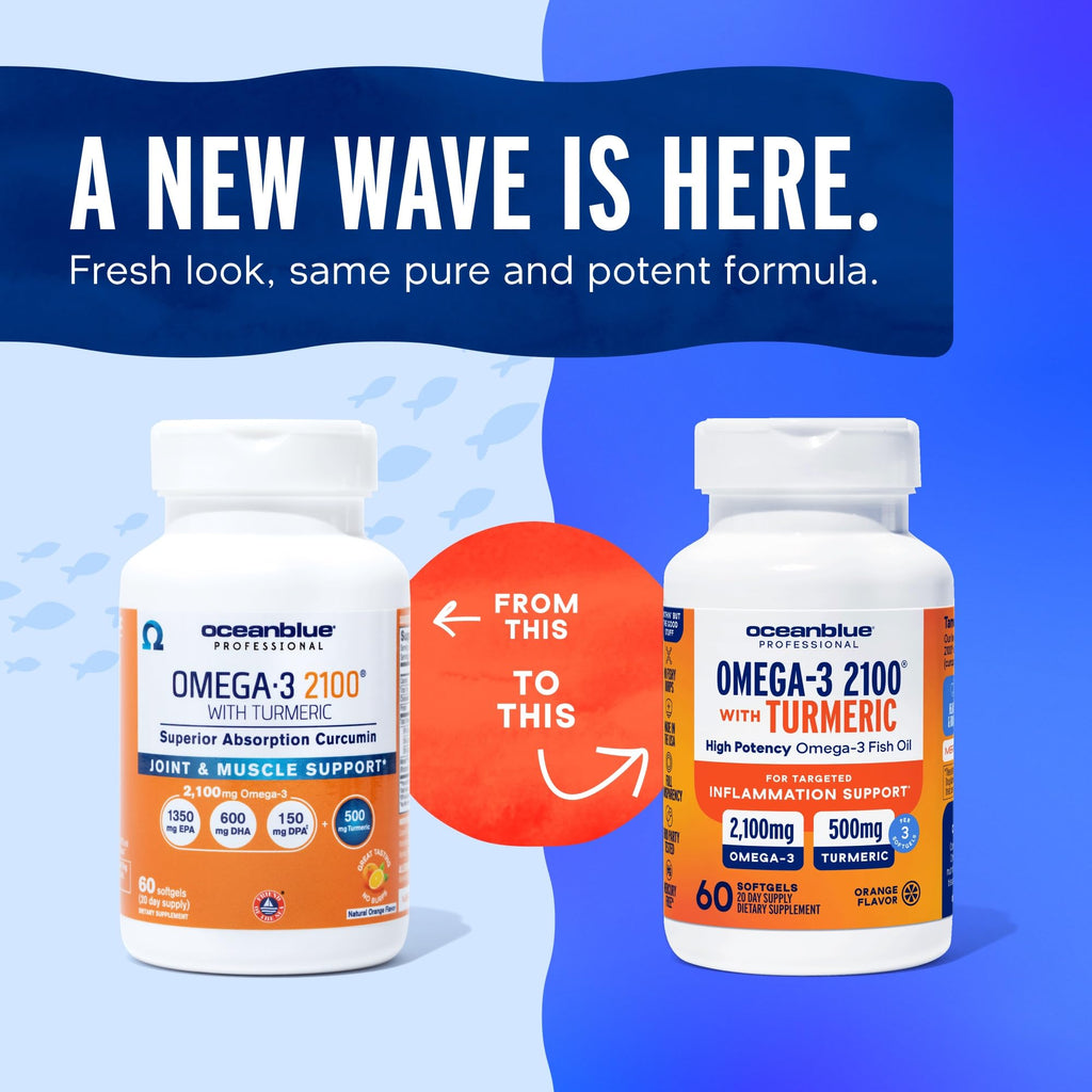 Omega-3 with Turmeric 60 Softgels K560