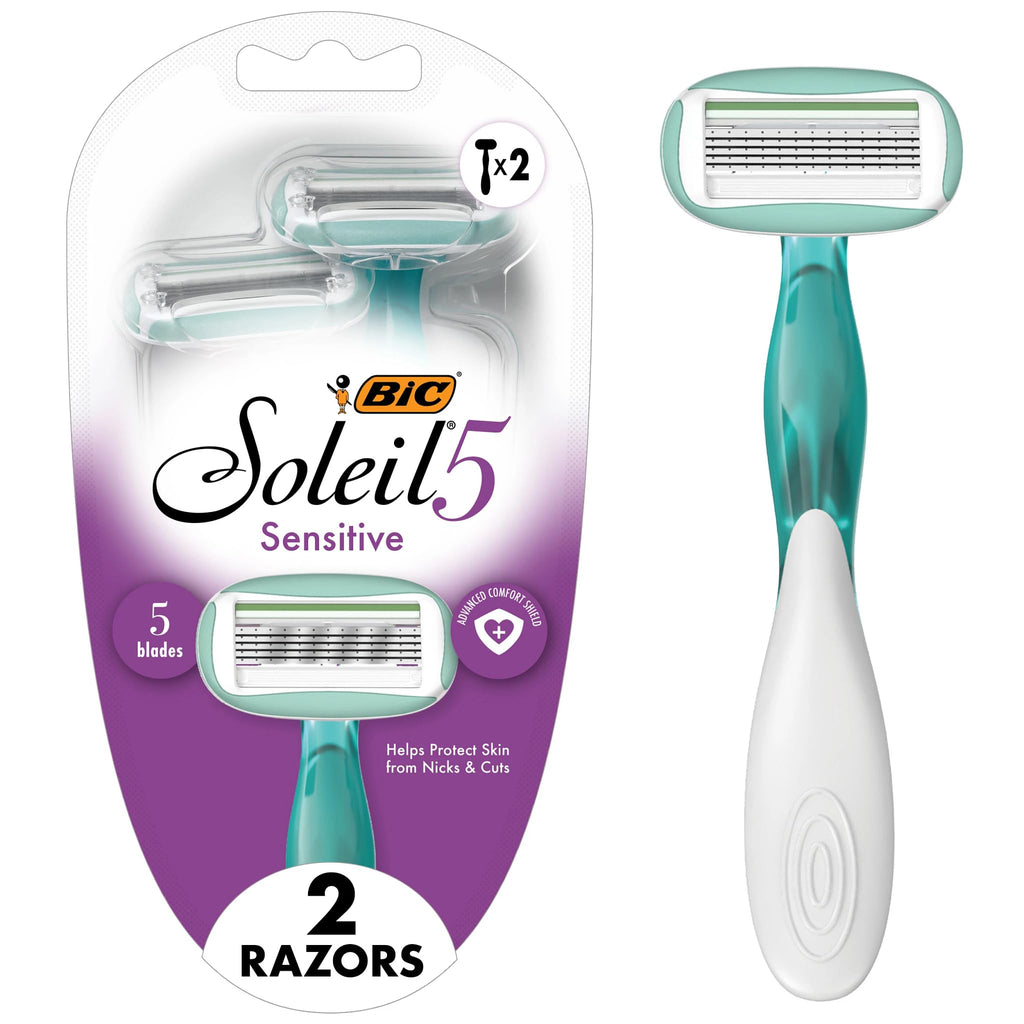5 Blade Womens Disposable Razors, 2 Count U30643