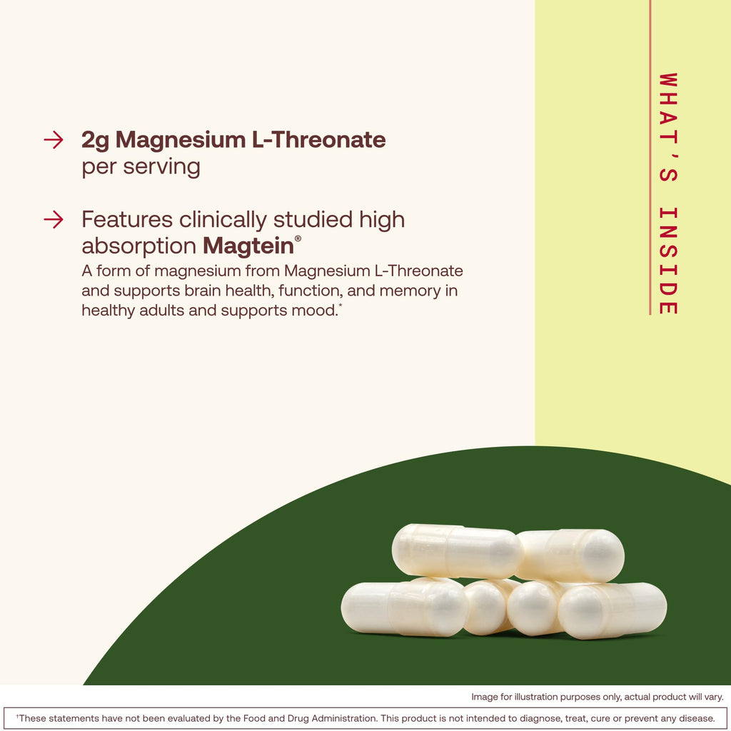 Magnesium L-Threonate 90 Capsules Q88298