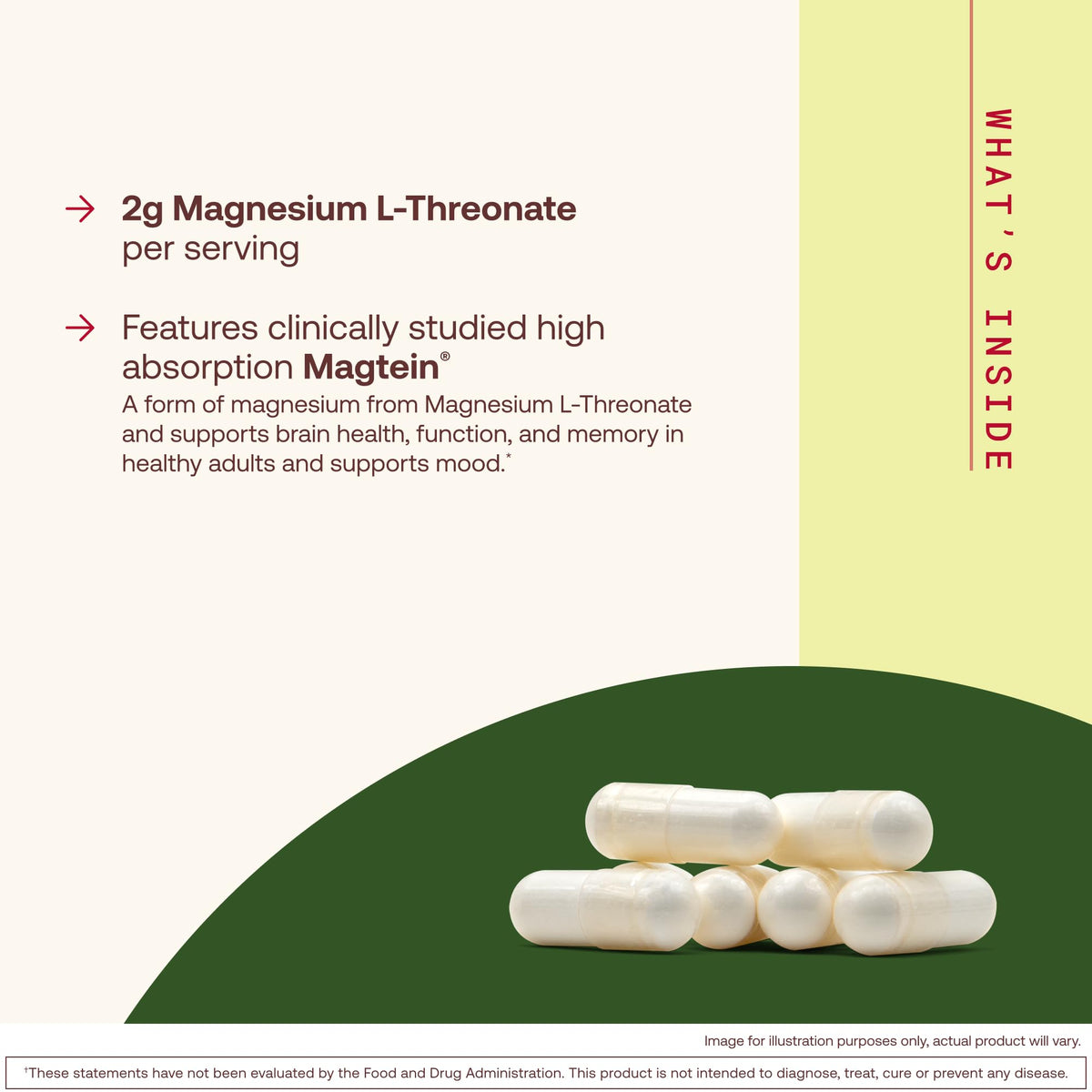 Magnesium L-Threonate 90 Capsules Q88298