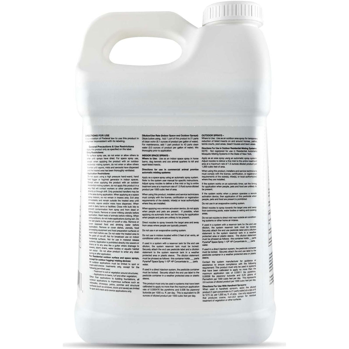 1-10 HP Concentrate Refill 2.5 Gallon Fly Control Y74062