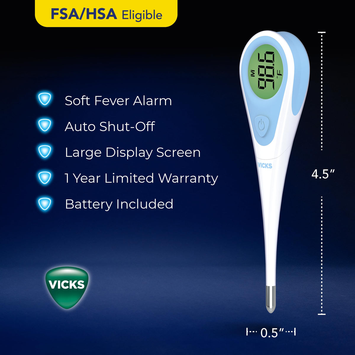 Digital Thermometer, Pack of 2 A48252