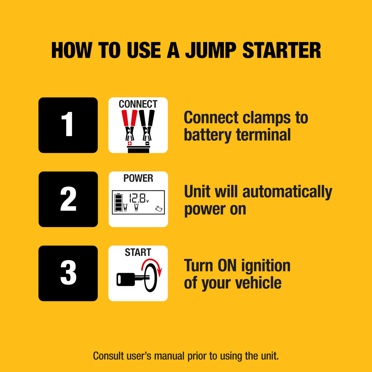 1600 Peak Amp Jump Starter with 120 PSI Air Inflator L5521