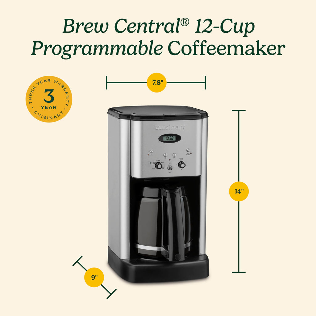 12 Cup Black Stainless Steel Coffee Maker M550750