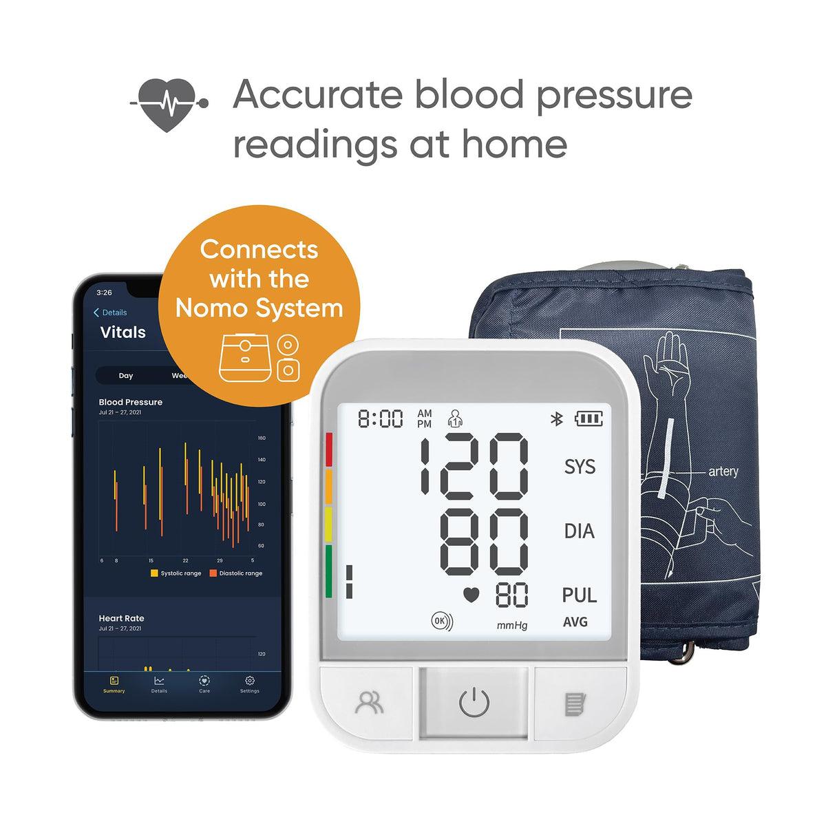 Blood Pressure Monitor with Bluetooth X2818