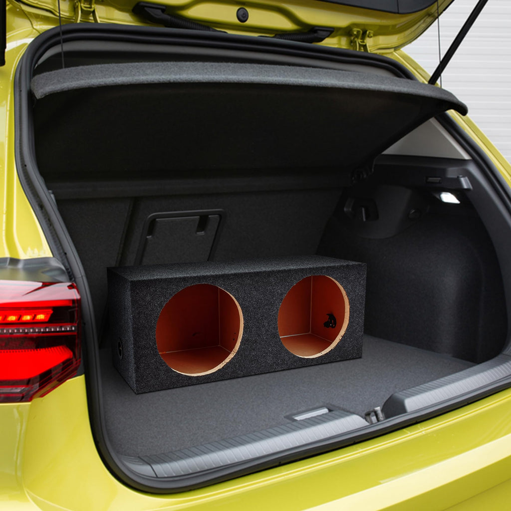 Charcoal Dual 12" Sealed Car Audio Subwoofer Box E272