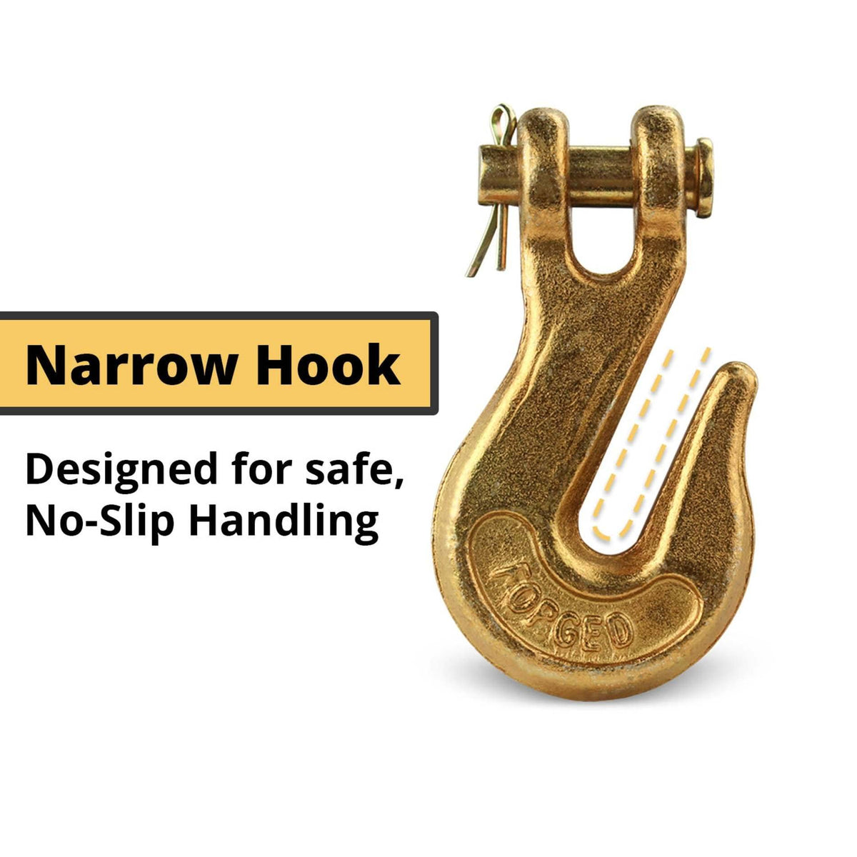 3/8 Clevis Hook G70 4 Pack D63633