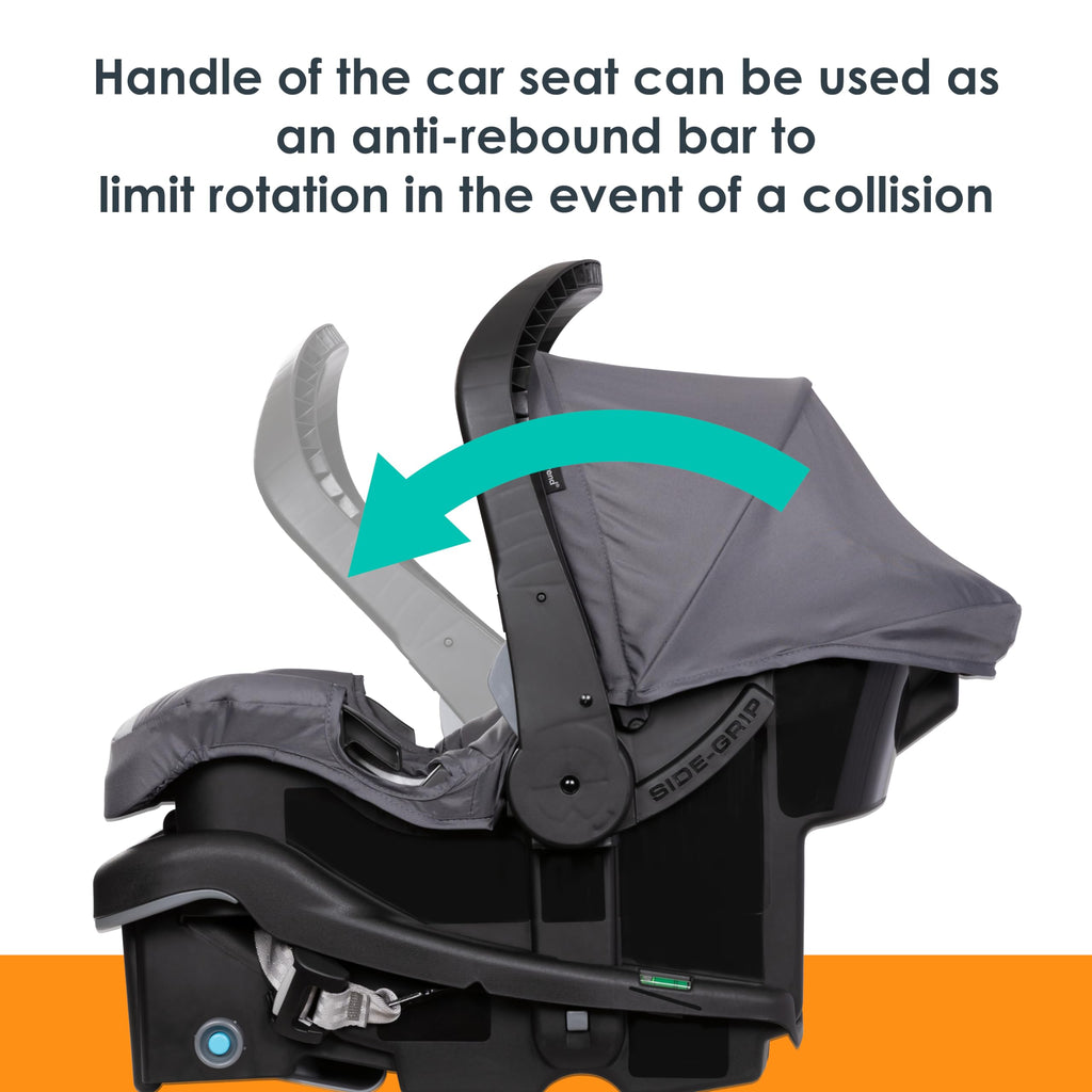 Single to Double Modular Stroller Travel System with Infant Car Seat Q1710
